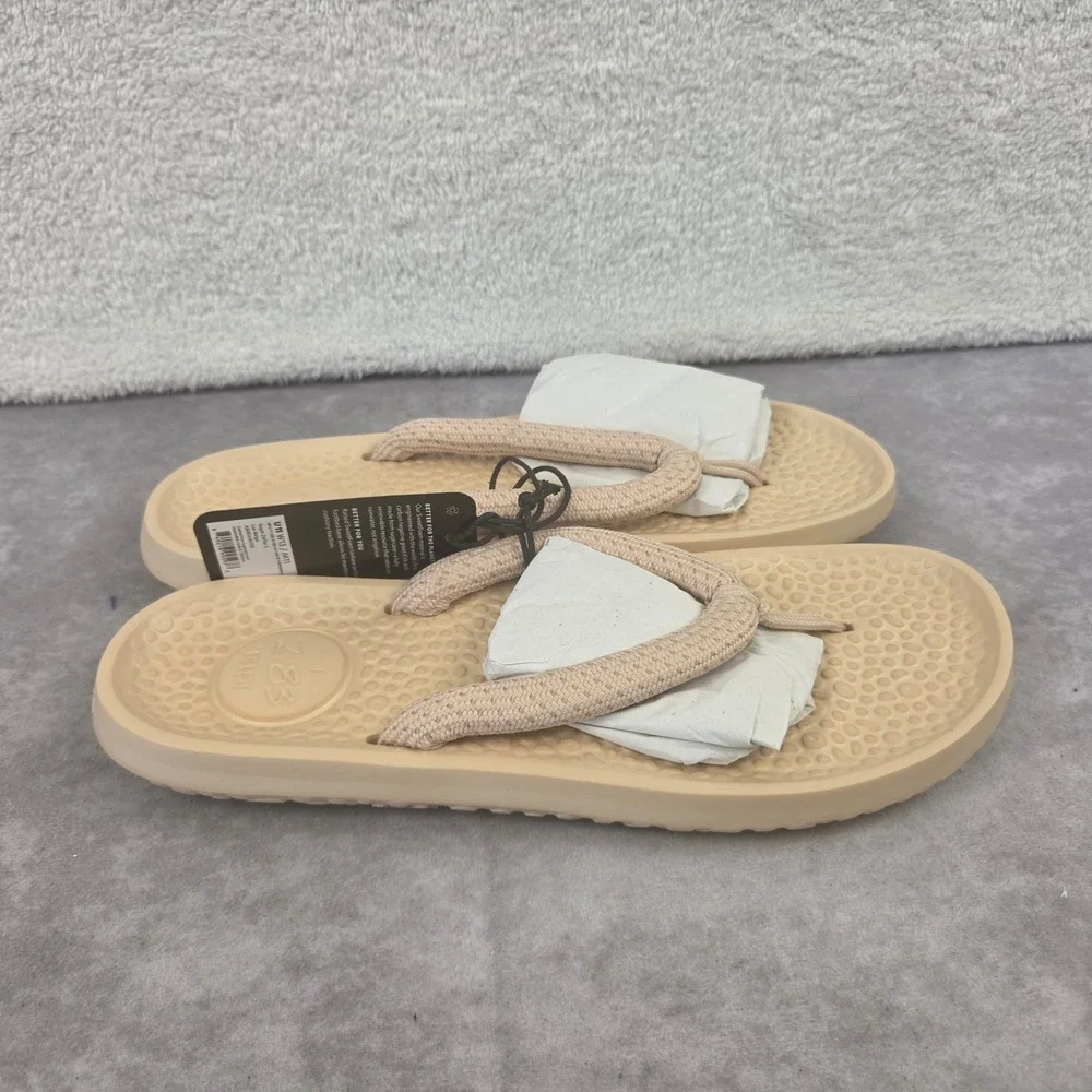Allbirds Sugar Zeffers 2 Lux Beige Mens 11 Womens 13 Sandals AB00ANU110